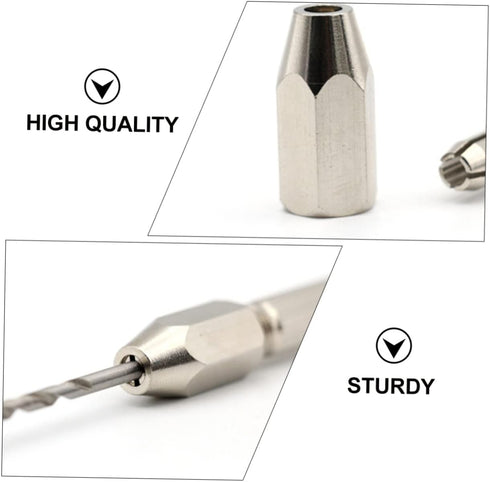 DOITOOL 6 Pcs Drill Model Mini Vise Mini Tools Pin Vise Hand T Tool Hand Auger Miniatures Miniature Tools Pin Vice Wire Tool Double Ended Pin Vise...