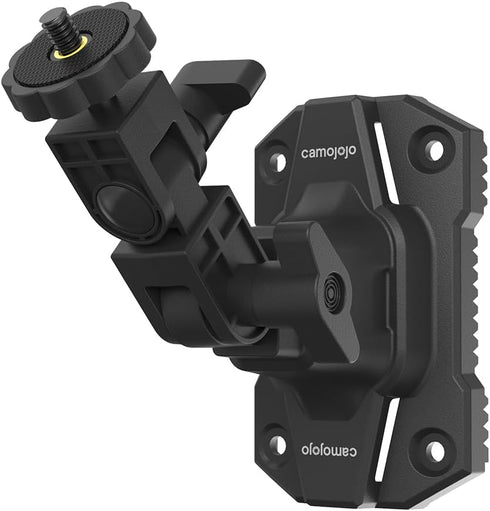 Trail Cameras Mounting Bracket with 1/4" -20 Threaded Insert 360°Rotating Adjustable Holder for Outdoor Hunting Gear Accessory, Game Camera Holder...