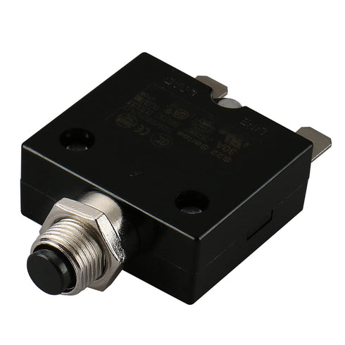 Baomain Circuit breaker Thermal overload switch protector W66-30A 125/250VAC/50VDC Push Button Reset S22 30A...