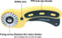 AUTOTOOLHOME 45mm Rotary Cutter Set with 9 Pack Replacement Rotary Blades Skip Rotary Blades Pinking Rotary Blades for Sewing Fabric Leather Quilt...