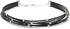 Bohemia Layered Choker Necklace Black Leather Choker with Silver Beads Multilayer Collar Necklace for Women...