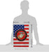 USMC Semper Fi Marine Corps Flag Armed Forces Double-Sided Lawn Decoration Gift House Garden Yard Banner United State American Military Veteran, 1...