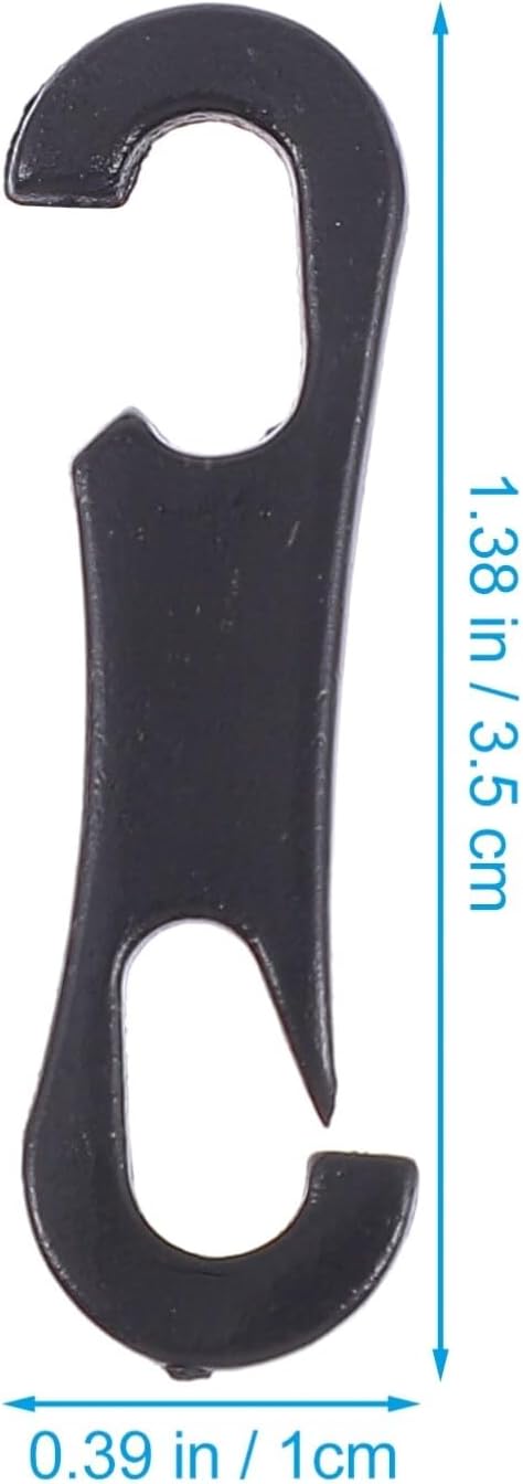 SUPVOX 200pcs Cushion s Double Hook Vehicle Seat Cover Hook Auto Cover Hooks Auto Seat Cover Hook Car Seat Cushions Automotive Accessories Plastic...