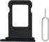 SIM Card Tray Replacement for iPhone 11 (Black) - Compatible with Models A2221, A2111, A2223 - Includes SIM Eject Pin Tool and Waterproof Rubber S...