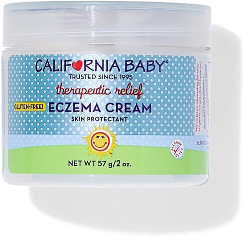 California Baby Eczema Cream | Steroid-Free Eczema Treatment | Colloidal Oatmeal + Aloe Vera | Soothing Eczema Lotion For Kids + Adults | 57 g / 2...