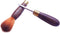Puer Tea Knife - Stainless Steel Tea Pick with Wooden Handle & Teapot Brush, Vintage Tea Tool for Breaking Puerh Tea Cakes (Dark Brown, 210mm)...