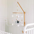 Scandinavian Elephant Baby Crib Mobile - Grey, Portable, Hanging Mobile for Newborns, Parents, Gift-givers...