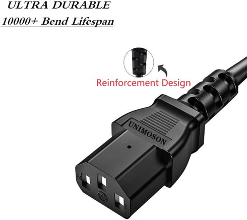 Speaker Power Cable for ION Block Rocker, ION Pathfinder, ION Tailgater Bluetooth Speaker, Guitar Amp, Job Rocker, Explorer Portable Speaker Syste...