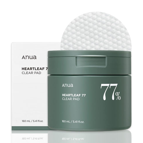 ANUA Heartleaf 77 Toner Pad 70 Sheets, PHA Dead Skin Care Low pH Daily Toner Pad exfoliating...