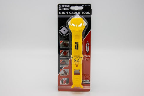 Spring Tools 5-1 Caulk Tool; 5 in 1 Caulking Tools Caulk Finishing Tool Caulk Remover Tool Caulk Remove Scraper Silicone Tool for Bathroom...