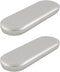 Vagocom 2pcs Metal Hinged Storage Boxes,6.89x2.36x0.71inch / 17.5x6x1.8cm Portable Empty Containers Case with Lid for Bandaid,Seed,Match,Crafts,Se...