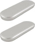 Vagocom 2pcs Metal Hinged Storage Boxes,6.89x2.36x0.71inch / 17.5x6x1.8cm Portable Empty Containers Case with Lid for Bandaid,Seed,Match,Crafts,Se...