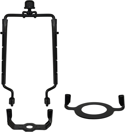 Lamp-Shade Harp Holder Adjustable Support - Tall 7 8 9 10 inch and 3/8 inch Standard Saddle E14 E26 E27 Light Base UNO Fitter Adapter Converter Fi...