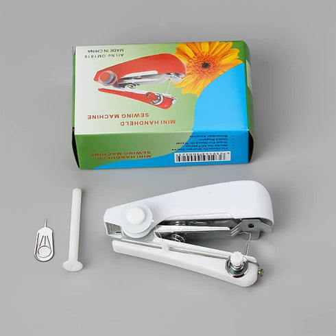 Handheld Sewing Machine, Hand Held Sewing Device Tool Mini Single Stitch Portable Cordless Sewing Machine, Essentials for Home Travel Use Repairin...