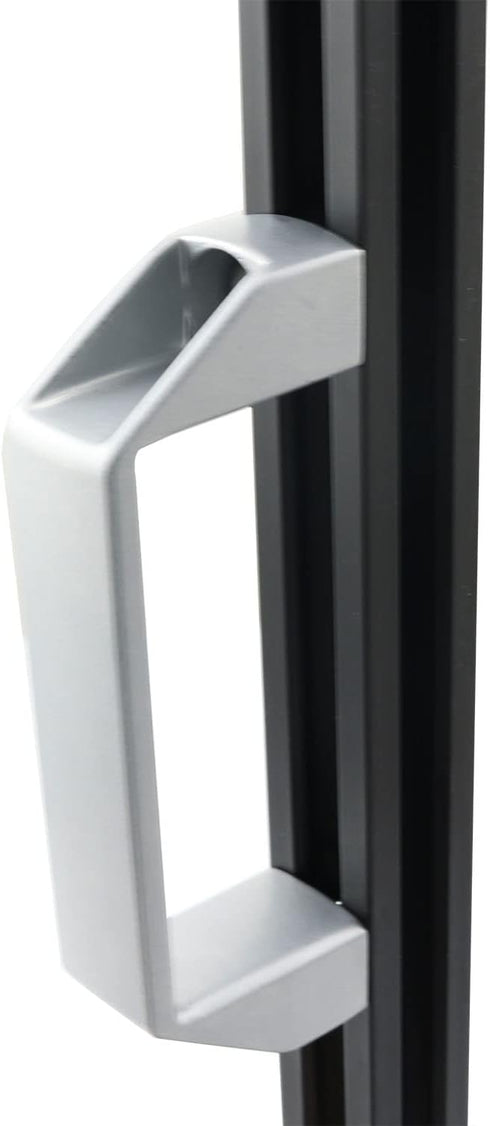 2-Pack Silver Aluminium Alloy Handle Rectangular Industrial Pull Handle for 30 Series European Standard Aluminum Extrusion Profile Accessories 120...