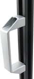 2-Pack Silver Aluminium Alloy Handle Rectangular Industrial Pull Handle for 30 Series European Standard Aluminum Extrusion Profile Accessories 120...