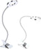 LED Magnifier with Clamp Lamp, Adjustable Magnifying Lamp, Rechargeable...