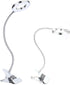 LED Magnifier with Clamp Lamp, Adjustable Magnifying Lamp, Rechargeable...