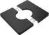2 Pcs Wall Split Flange, ABS Square Self-Adhesive Escutcheon Plate Buckles Design for 1.3"/33mm Diameter Pipe...