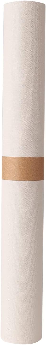 Wooqu Book Cloth, Fabric Surface and Paper Backed, Easy to Use, Strong, 17x29”, for Book Binding, Ivory...