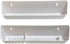 Bueyfolt 11" Kitchen Sink Front Tip-Out Accessory Trays with Mounting Screws, White, 2 Pack (Conventional Open Tray and Accessory Tray with Ring H...