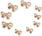 20 Pcs Alloy Bow Shaped Buttons for DIY Crafting Project and Sewing Clothing Coat Cloak Sweater Shirts, 2 Sizes...
