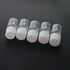 Othmro 50Pcs 5ml Plastic Bottles Lab Cylindrical Chemical Reagent Bottle Wide Mouth Laboratory Reagent Polyethylene Bottle Sample Sealing Liquid S...