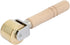 Gold Leather Roller Platen Tool Leather Edge Glue Press and Smoother Trimmer Press Board Tool Iron Roller Wooden Handle Leather Craft DIY (26mm)...