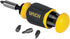 VACO VAC1080 Multi-Bit Stubby Screwdriver, Impact Driver, 8-in-1 Adjustable Magnetic Tool with Phillips, Slotted, and Square Bits...