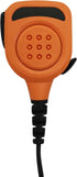 Two Way Radio Shoulder Mic 2 Prong Remote Speaker Microphone with 3.5mm Audio Jack for Motorola Walkie Talkie (Orange), RE034...