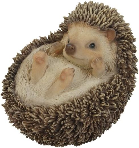 Hi-Line Gift Ltd Hedgehog on Back Statue...