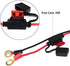 SPARKING 6FT Ring Terminal Cable - SAE to O Ring Terminal Harness Quick Connect/Disconnect Assembly, 10A Fuse (6FT)...