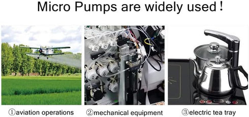 Fielect 5-12V Self Priming Diaphragm Pump Motor Shock Absorption Water Pumps DC Diaphragm Pump 5mm Copper Mouth R385 with JST Wire...