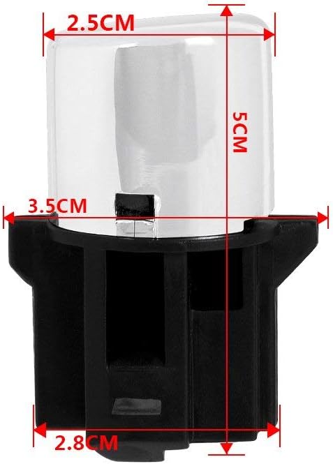 Premium Replacement OEM Quality Shift Knob Shifter Button Handle Repair Kit with Spring Fits Honda Accord 2003 2004 2005 2006 with Automatic Trans...