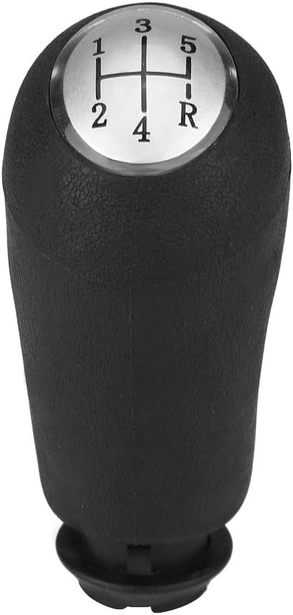 Keenso 5 Speed Manual Shift Shifter Knob Car Handle ??Car Gear Shift Head Stick Lever Head Automatic Shift Head Fit for Renault ClioMK2 MK3...