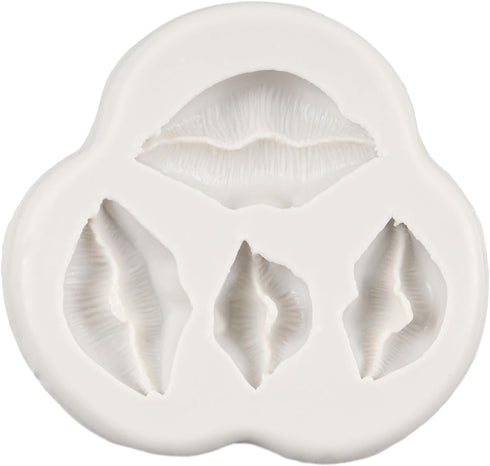 Kiss Collection Fondant Candy Silicone Mold Lips Fondant Mold For Sugarcraft Cake Decoration Cupcake Topper Chocolate Polymer Clay Gum Paste...
