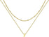 MOMOL Layered Initial Necklace for Women 18K Gold Plated Stainless Steel Layering Beaded Choker Necklace Personalized Tiny Letters Name Necklace...