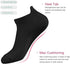 Women's and Men's Running Ankle Socks Low Cut Breathable Socks With Tab 3 Pairs, Black...
