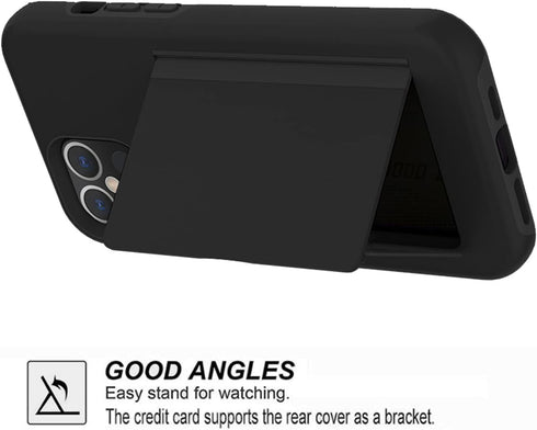 Asuwish Compatible with Samsung Galaxy S21 Plus Glaxay S21+ 5G Case and Tempered Glass Screen Protector Cover Credit Card Holder Kickstand Phone C...