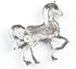 Rhinestone Horse Animal Brooch Pin for Women Girls Men Silver Plated Fashion Crystal Pony Brooches Lapel Pins Cute Dress Accessories Holiday Party...