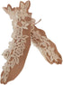 Sexy Flower Lace Anklet with Toe Ring for Women, Bowknot Tie Strap Embroidery Floral Lace Anklets for Wedding Barefoot Beach Sandals Jewelry...