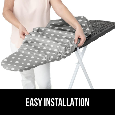The Original GORILLA GRIP Ironing Board Cover and Pad, Silicone Coating, Thick Scorch Resistant Padding, Heavy Duty Iron Covers Standard Boards, H...