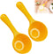 DOERDO 2PCS Plastic Rice Paddle Food Service Spoon Semicircular Rice Ball Spoon for Rice Mashed Potato, Sushi Making Tools...