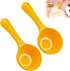 DOERDO 2PCS Plastic Rice Paddle Food Service Spoon Semicircular Rice Ball Spoon for Rice Mashed Potato, Sushi Making Tools...