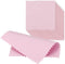 50pcs Jewelry Cleaning Cloth Pink Polishing Cloth for Sterling Silver Gold Platinum Small Polish Cloth 8x8cm...