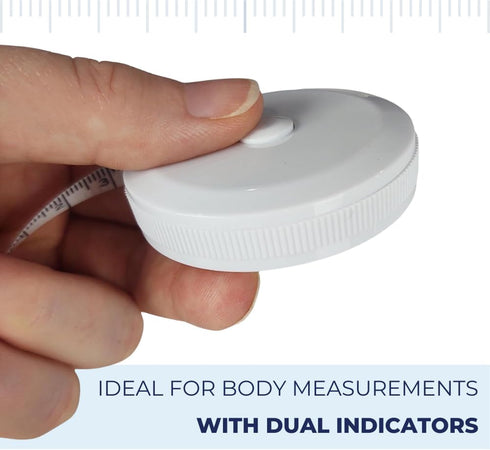 Blue Jay An Elite Healthcare Brand Measure It Measuring Tape for Body Measurements with Gulick Spring | Crafted with fiberglass and Push Button Re...