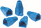 IDEAL Industries, Inc. 85-380 RJ-45 Snagless Strain Boots, for CAT5e, CAT6 Twisted Pair Cables, 5.5mm cable, Blue, 25 Boots...