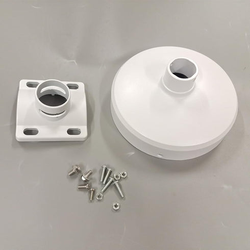 CCTV Camera Pole Mount for Dome Camera,Universal Dome Camera Mounting Junction Box Adapter Compatible with Duahua IP Camera Arlo Solar Panel Outdo...
