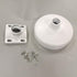 CCTV Camera Pole Mount for Dome Camera,Universal Dome Camera Mounting Junction Box Adapter Compatible with Duahua IP Camera Arlo Solar Panel Outdo...