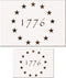 Large U.S. Military Logo Stencil(Set of 2) for Painting on Wood, Fabric, Walls, Airbrush + More | Reusable Mylar Template (1776 Flag)...